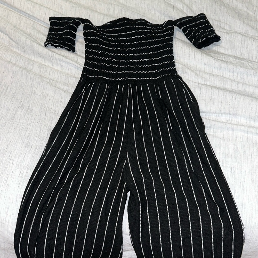 Altarโs State Black and white striped jumpsuit ๐ค๐ค๐ค - Picture 1 of 6